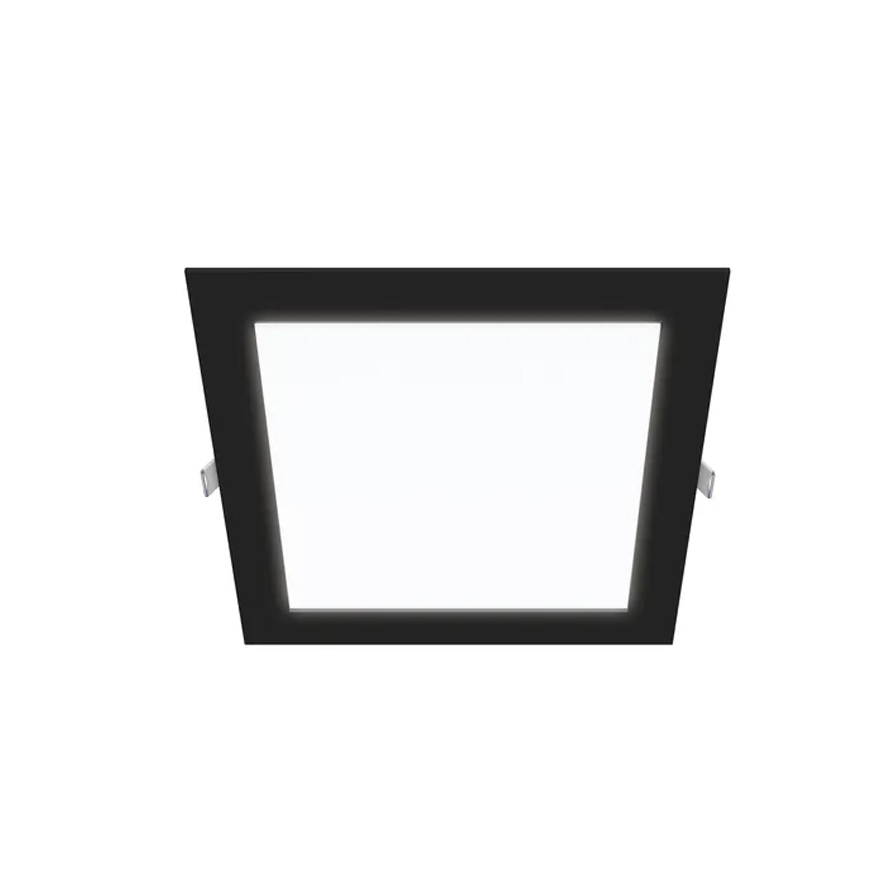 DOWNLIGHT LED EMPOTRAR CUADRADO NEGRO 18W CCT - 4