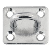 PLACA PASACABO ACERO INOXIDABLE 30 X 35 MM - 2