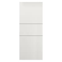 PUERTA INTERIOR EN BLOCK LACADA BLANCA NEGRA VT2 62,5 CM DERECHA - 2