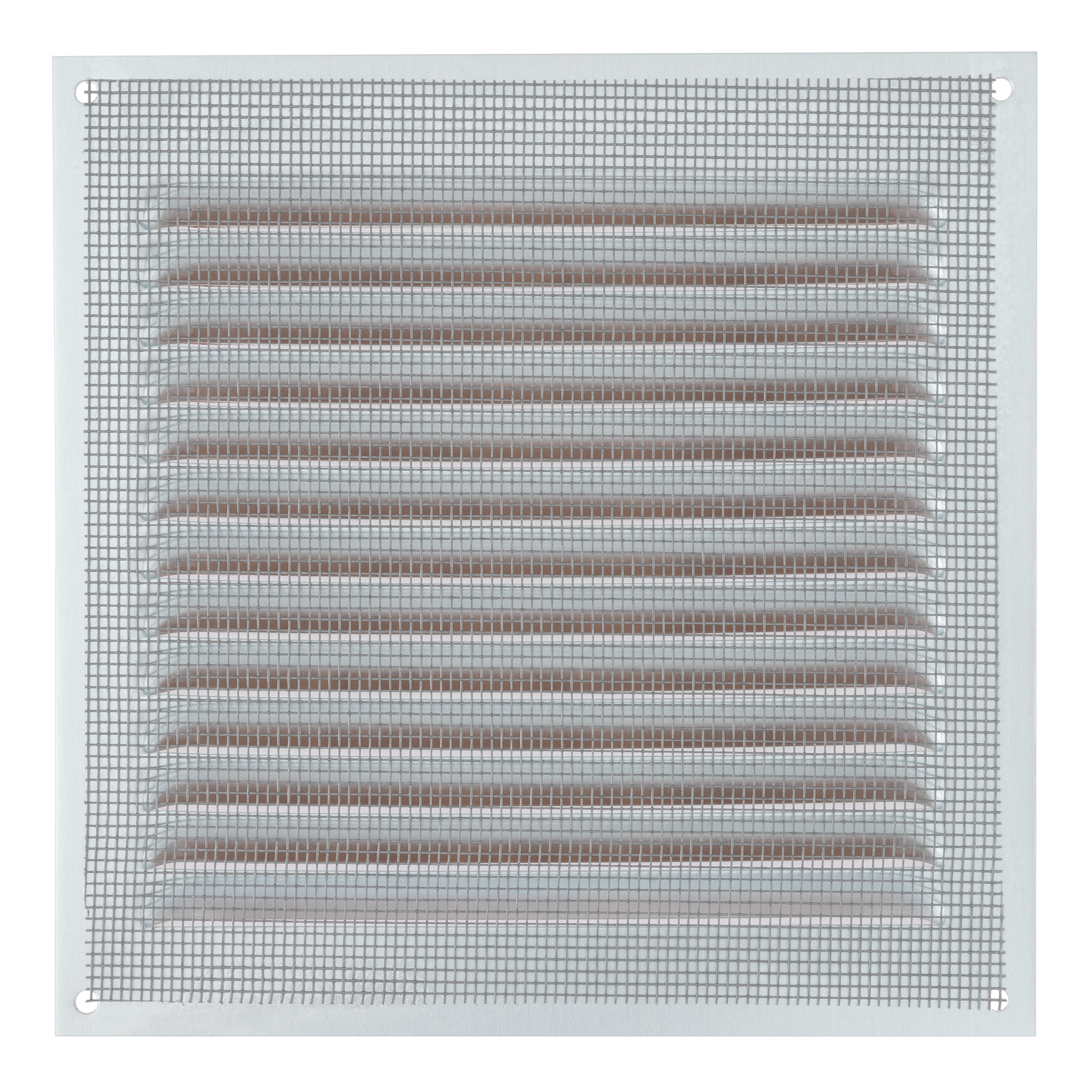 REJILLA DE VENTILACION CON MOSQUITERA SOBREPONER ALUMINIO HAYA 15 X 15 CM. ESPESOR 0.8  MM - 3