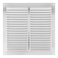 REJILLA DE VENTILACION SOBREPONER ALUMINIO BRUTO 20 X 20 CM ESPESOR 0.4  MM - 2