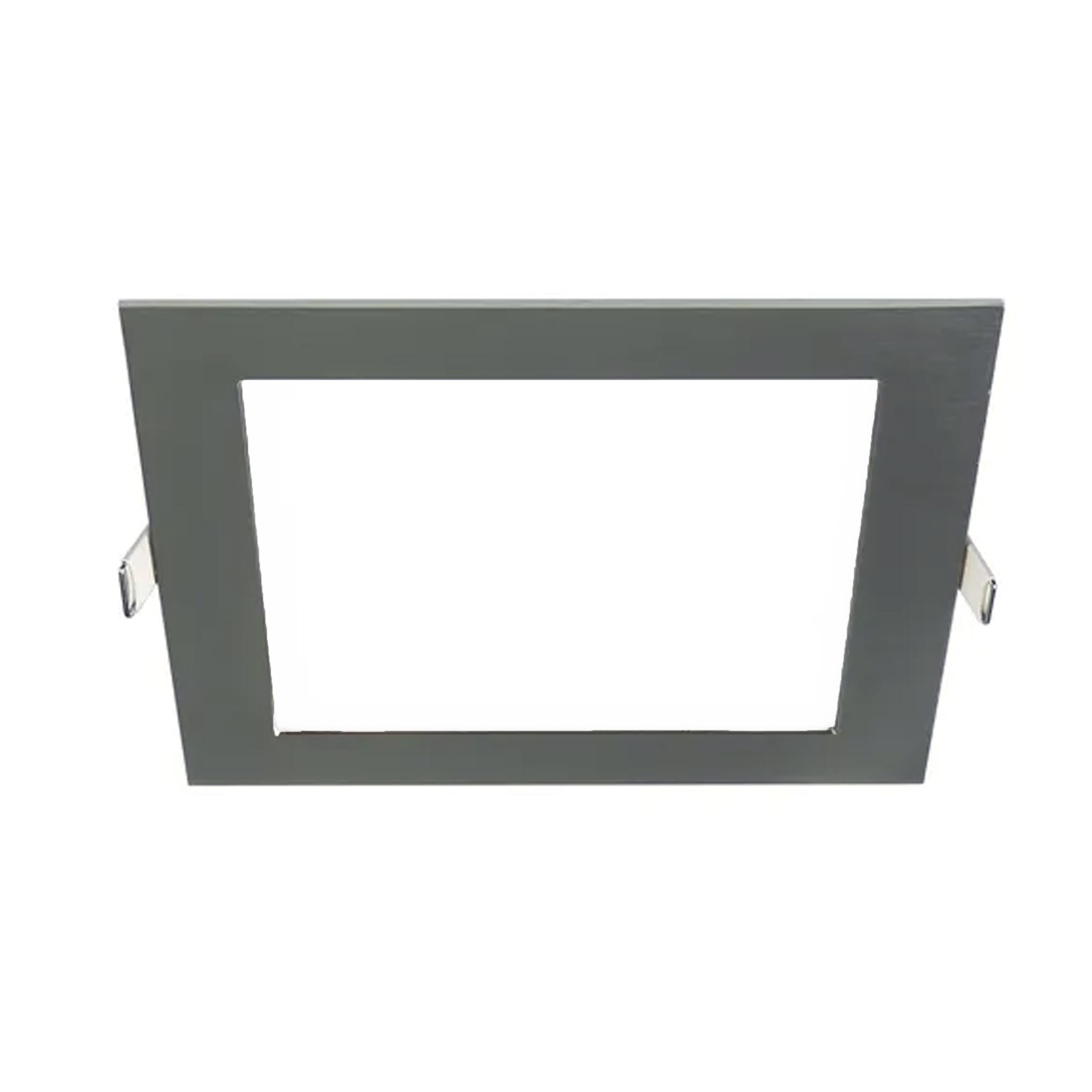 DOWNLIGHT LED EMPOTRAR CUADRADO GRIS 18W CCT - 4