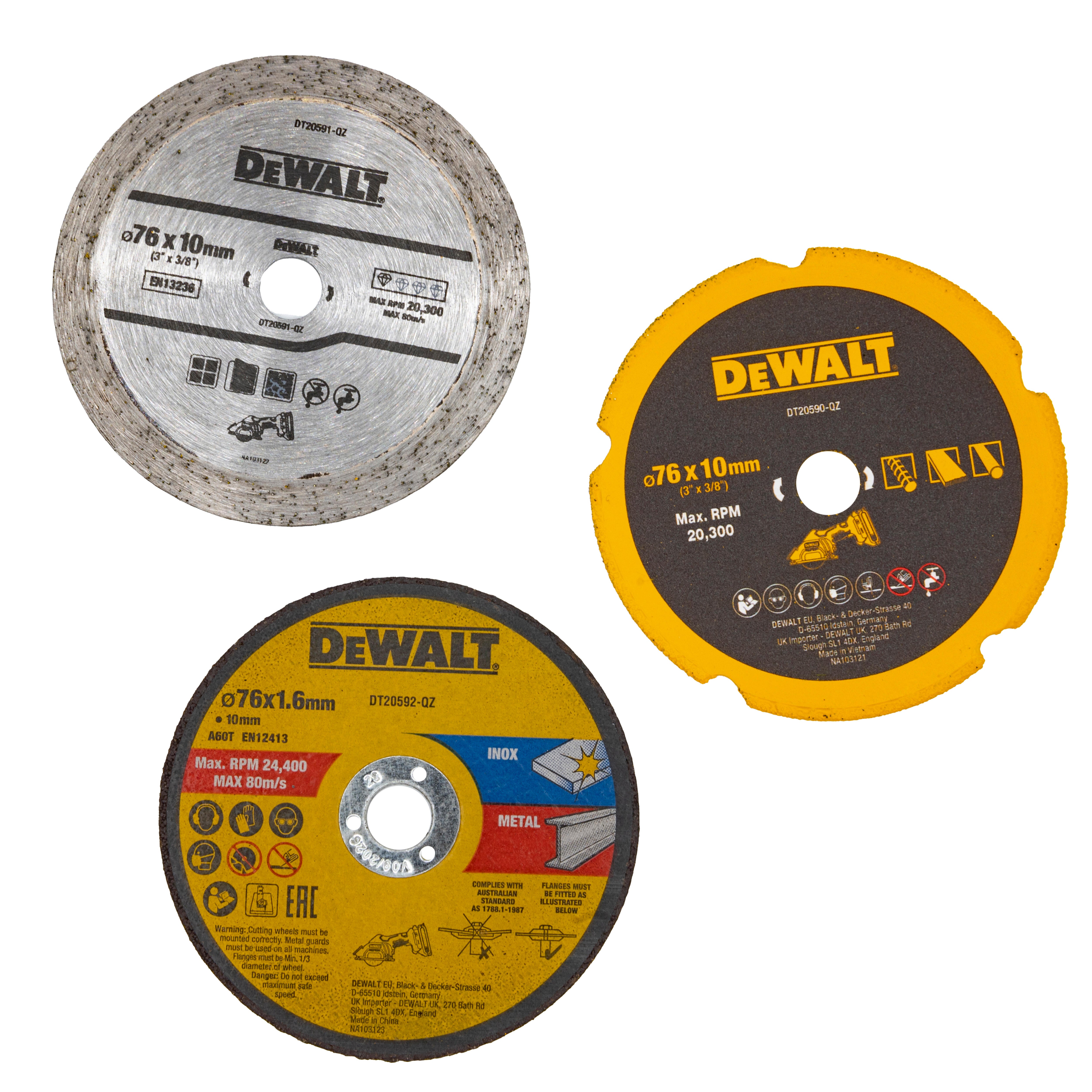 AMOLADORA BATERÍA DEWALT DCS438N 18V BRUSHLESS 76MM - 8