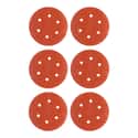 6 DISCOS DE LIJA 150MM 6 AGUJEROS GRANO 60 - 2