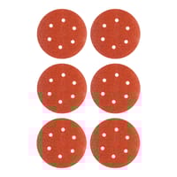 6 DISCOS DE LIJA 150MM 6 AGUJEROS GRANO 60 - 2