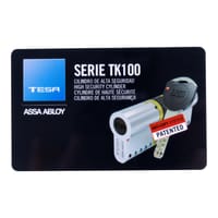 CILINDRO ALTA SEGURIDAD ANTIROTURA Y ANTIBUMPING 35 X 35  MM.  NIQUEL TK100 TESA - 4