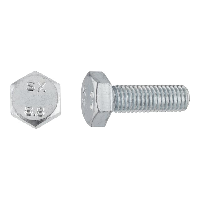 TORNILLOS MÉTRICO HEXAGONAL SIN HUELLA ZINCADOS 10X30MM. 50UDS