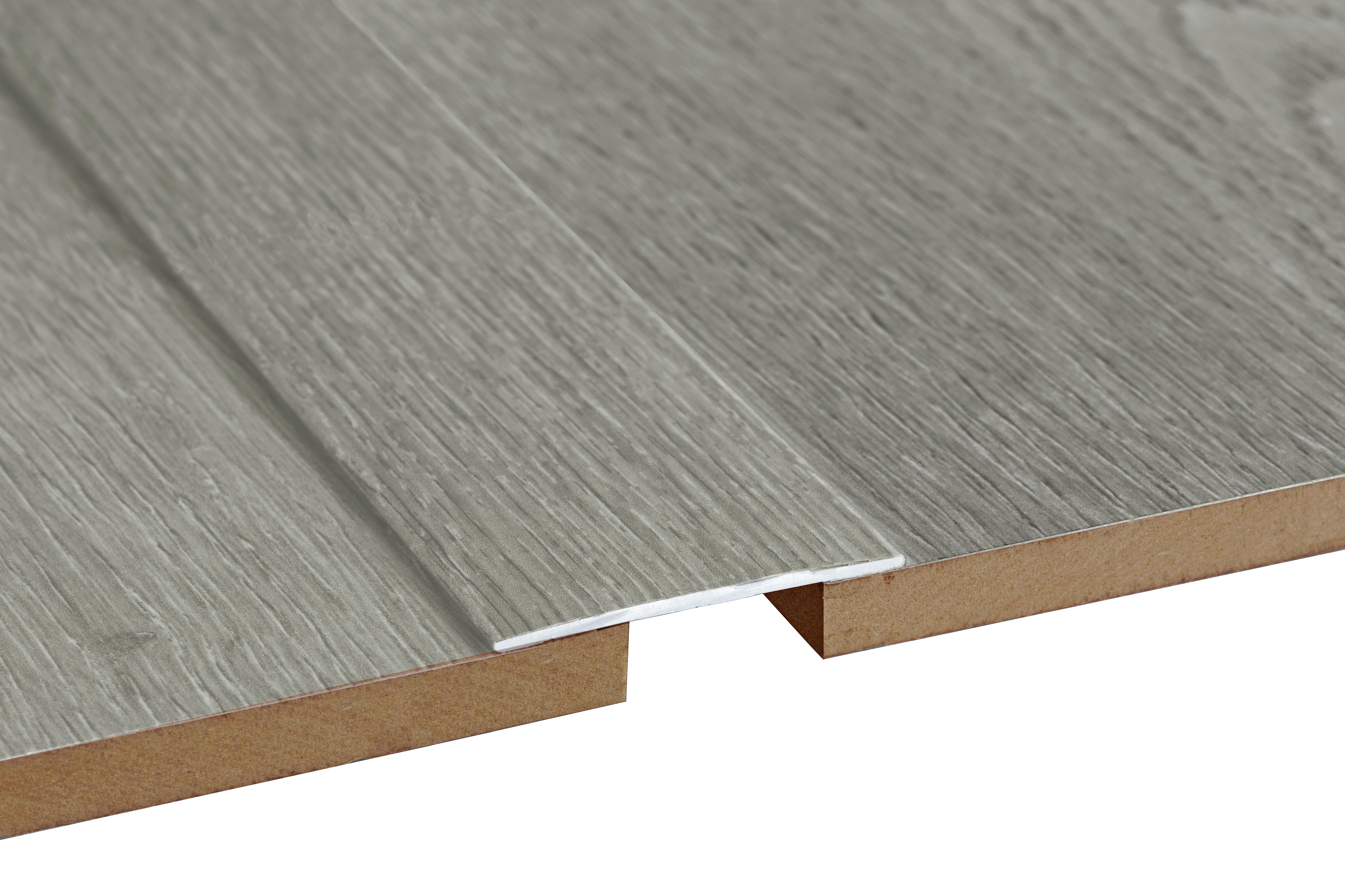 PERFIL TRANSICIÓN ADHESIVO DE ALUMINIO ROBLE INKA 90 CM - 2