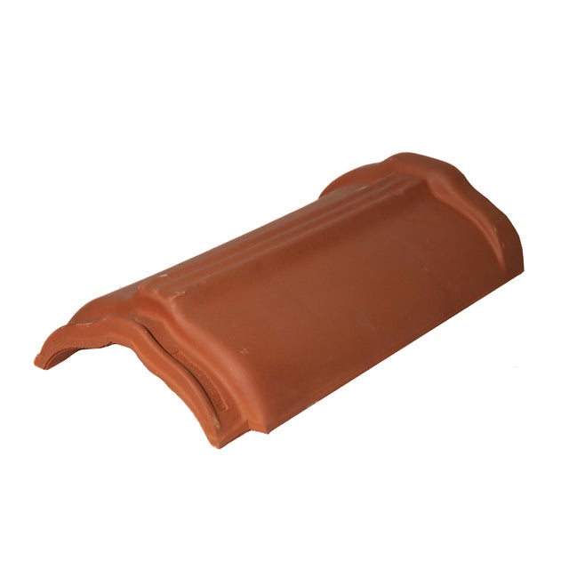TAPA CABALLETE/CUMBRERA UNIVERSAL TEJA CERAMICA ROJO