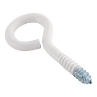 HEMBRILLA CERRADA ACERO PINTADA BLANCA 3.7 X 50  MM. 6 UDS - 2