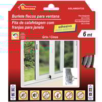 BURLETE AUTOADHESIVO VENTANA GRIS 6M - BRESME - 4
