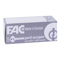 CILINDRO SEGURIDAD BOMBIN 35 X 35  MM. PUNTOS LEVA 13.5  MM. NIQUEL FAC - 3