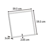 PANEL LED DE EMPOTRAR 60X60 29.5W LUZ FRIA - 3