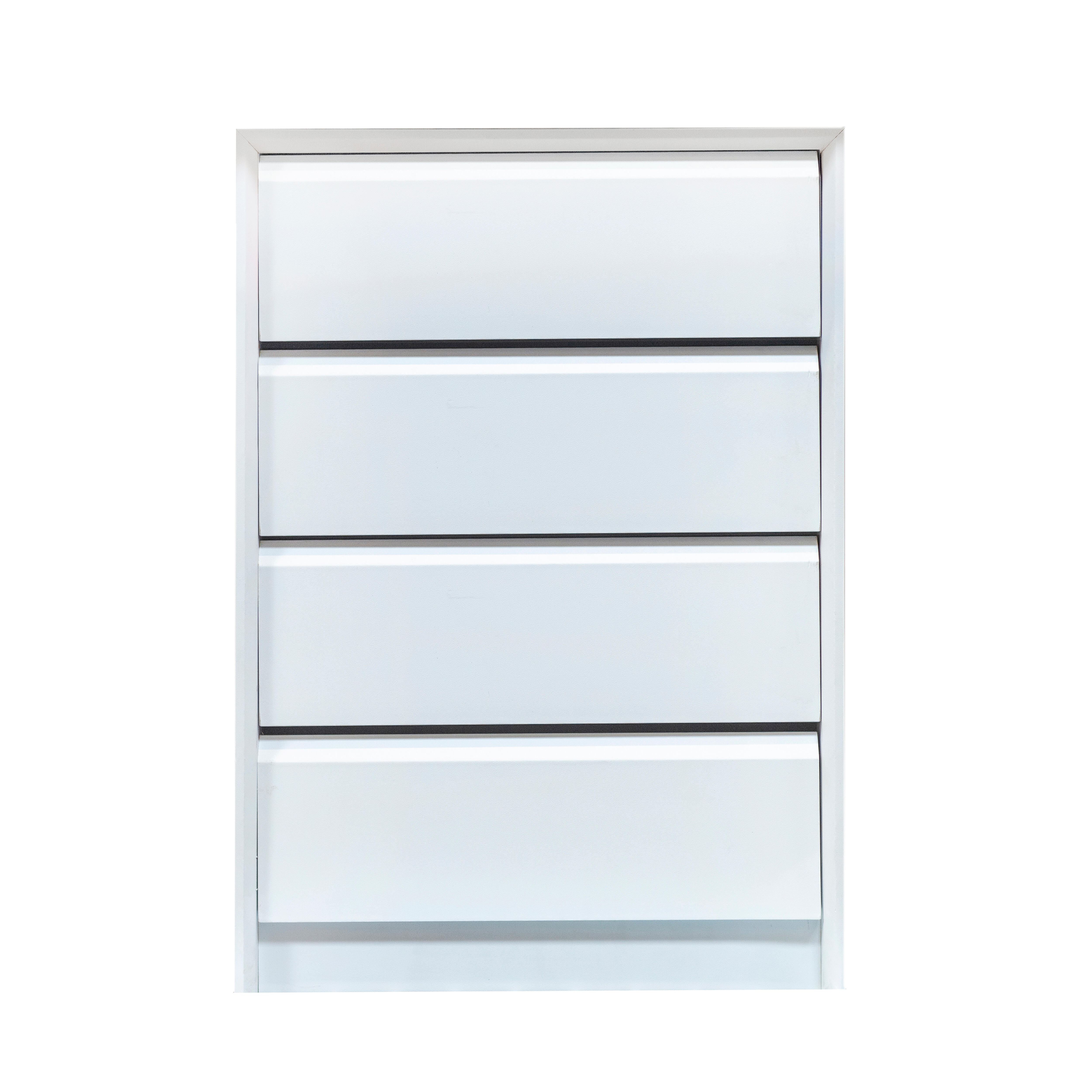 CAJONERA PARA ARMARIO MONTADA 4 CAJONES BLANCO 72X50X45CM - 2