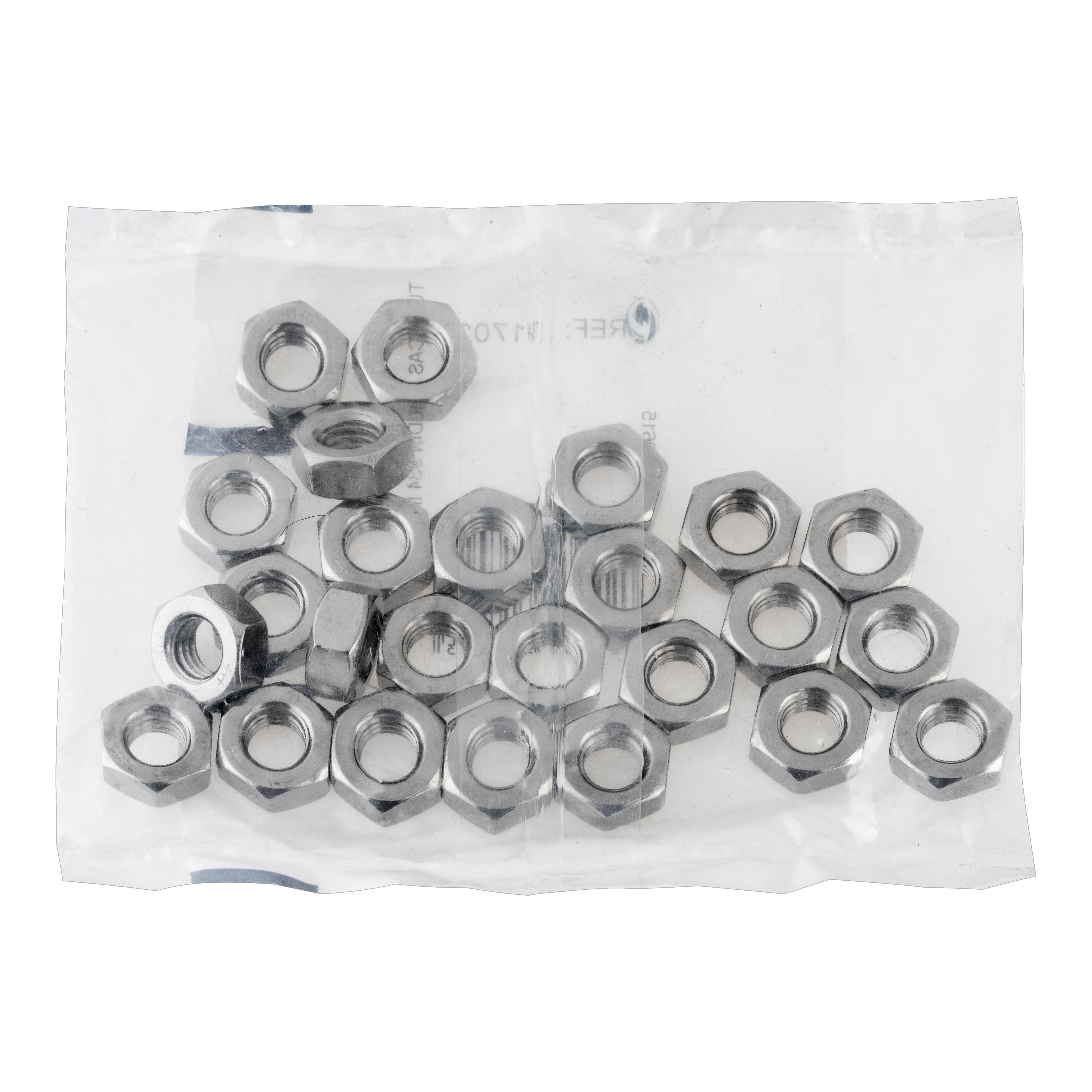 TUERCA HEXAGONAL DIN 934 ACERO INOXIDABLE A2 M10. 25 UDS. - 2