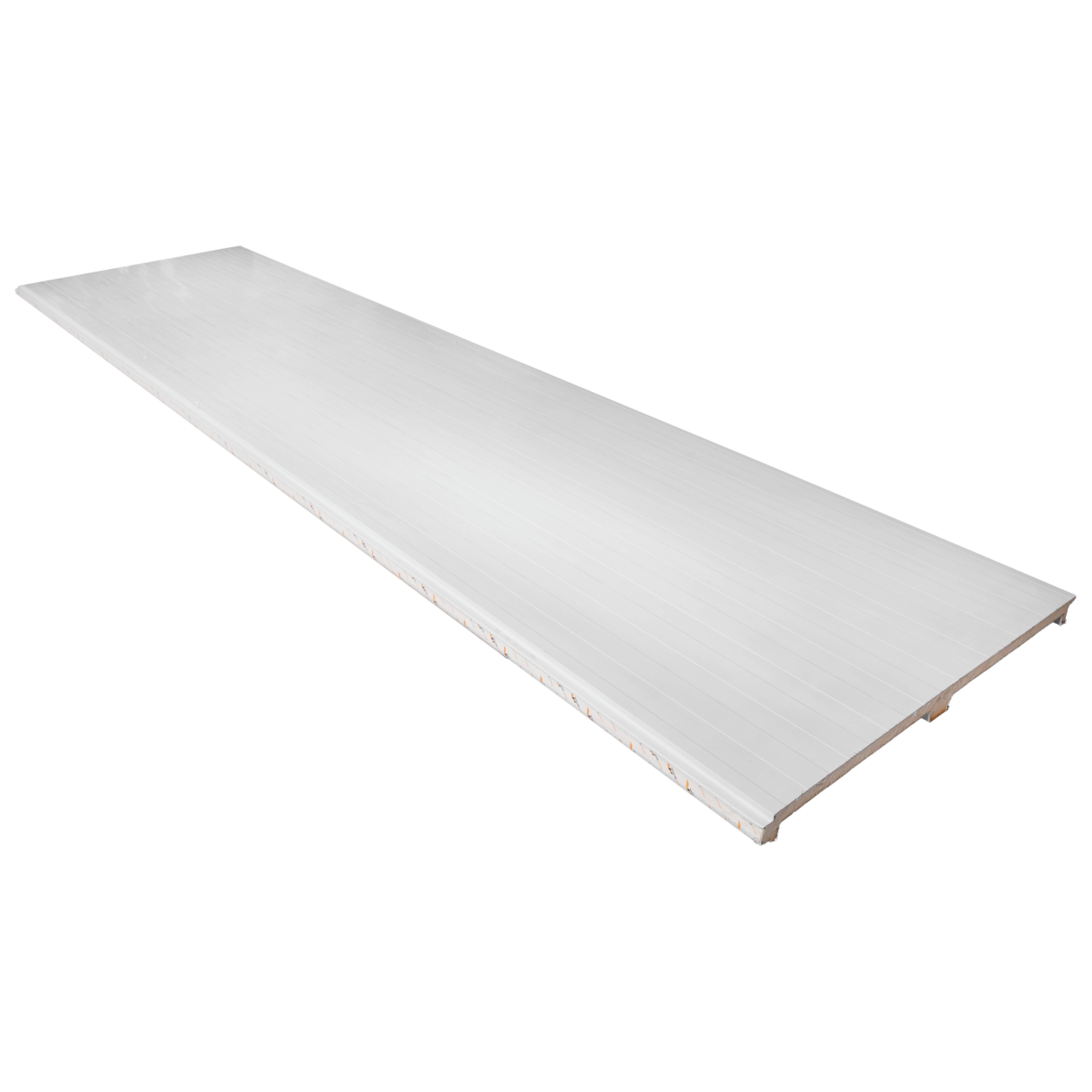 PANEL SANDWICH 3 GRECAS CON TAPAJUNTAS 4X1M BLANCO/BLANCO - 3