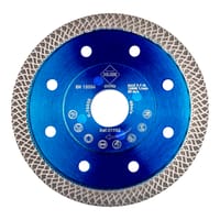 DISCO DE DIAMANTE AMOLADORA CORTE PORCELÁNICO BANDA CONTÍNUA TURBO TVA 115MM RUBI - 3