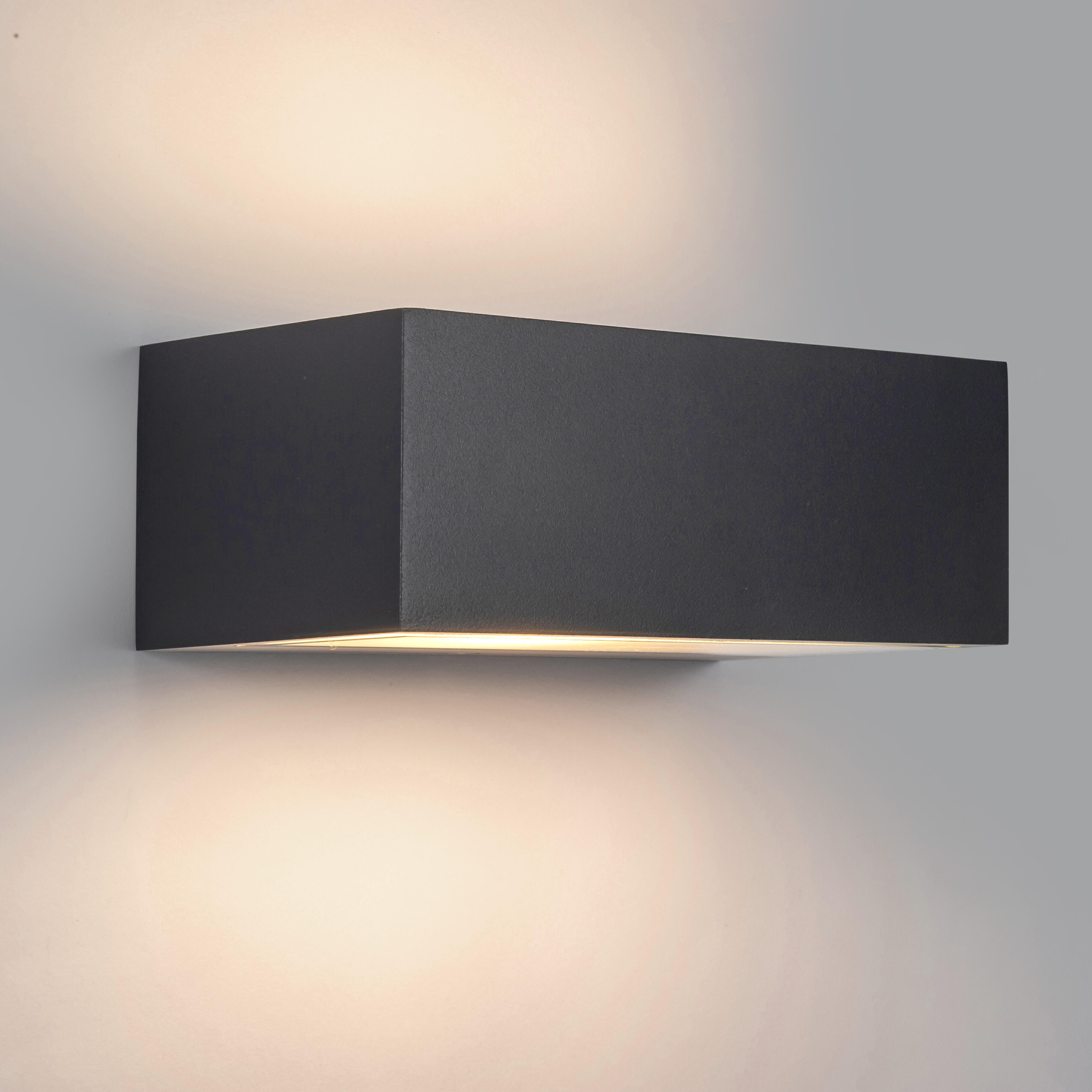 APLIQUE DE PARED EXTERIOR DE SUPERFICIE 15W NEGRO IP54 NESS - 5