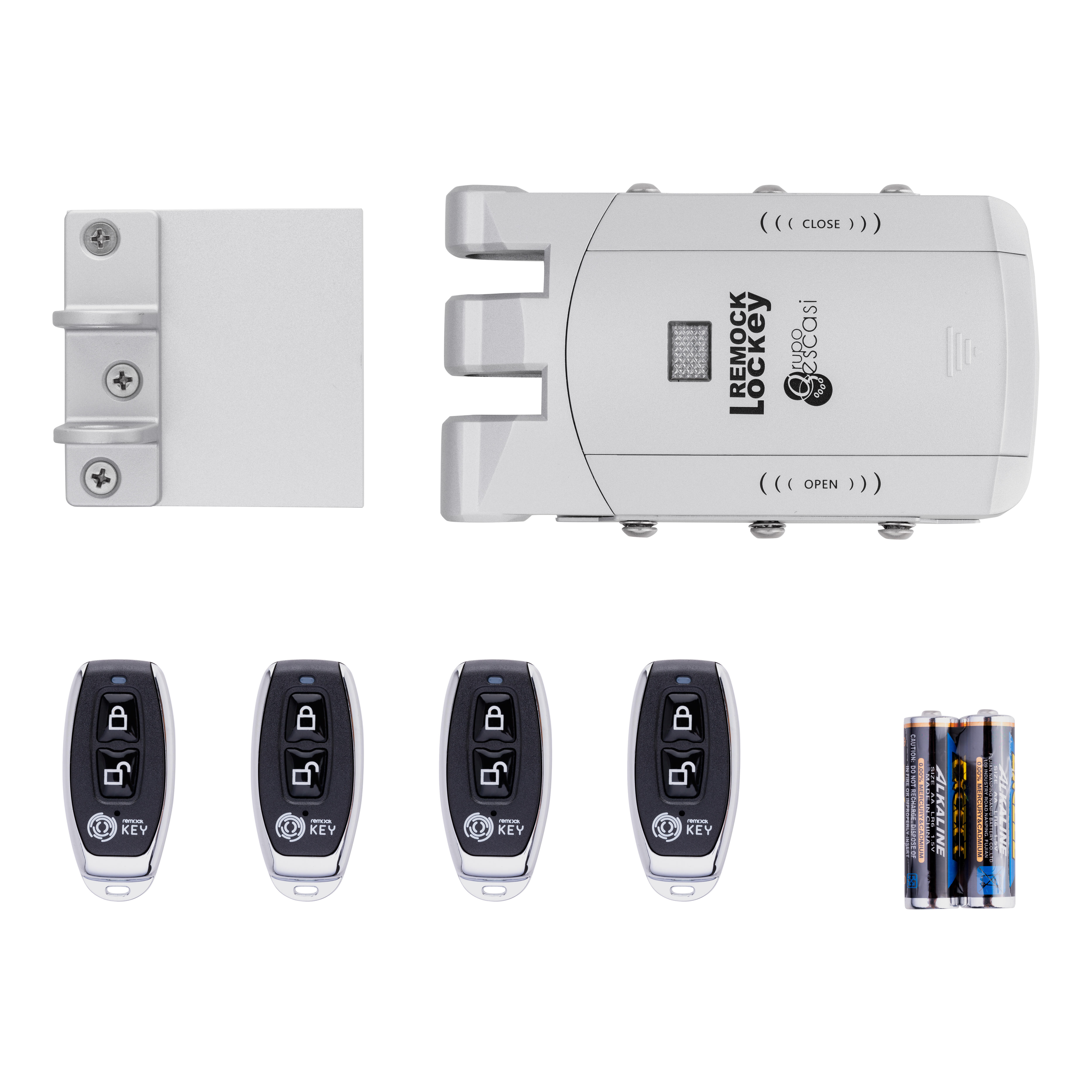 CERRADURA INVISIBLE REMOCK LOCKEY RLK PLATEADA - 7
