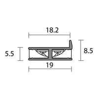 PERFIL LED 35CM BALDA TRASERA - 2