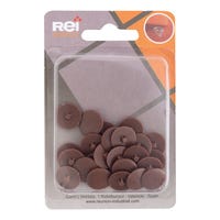 TAPA PARA TORNILLO MARRON . 25 UDS - 4