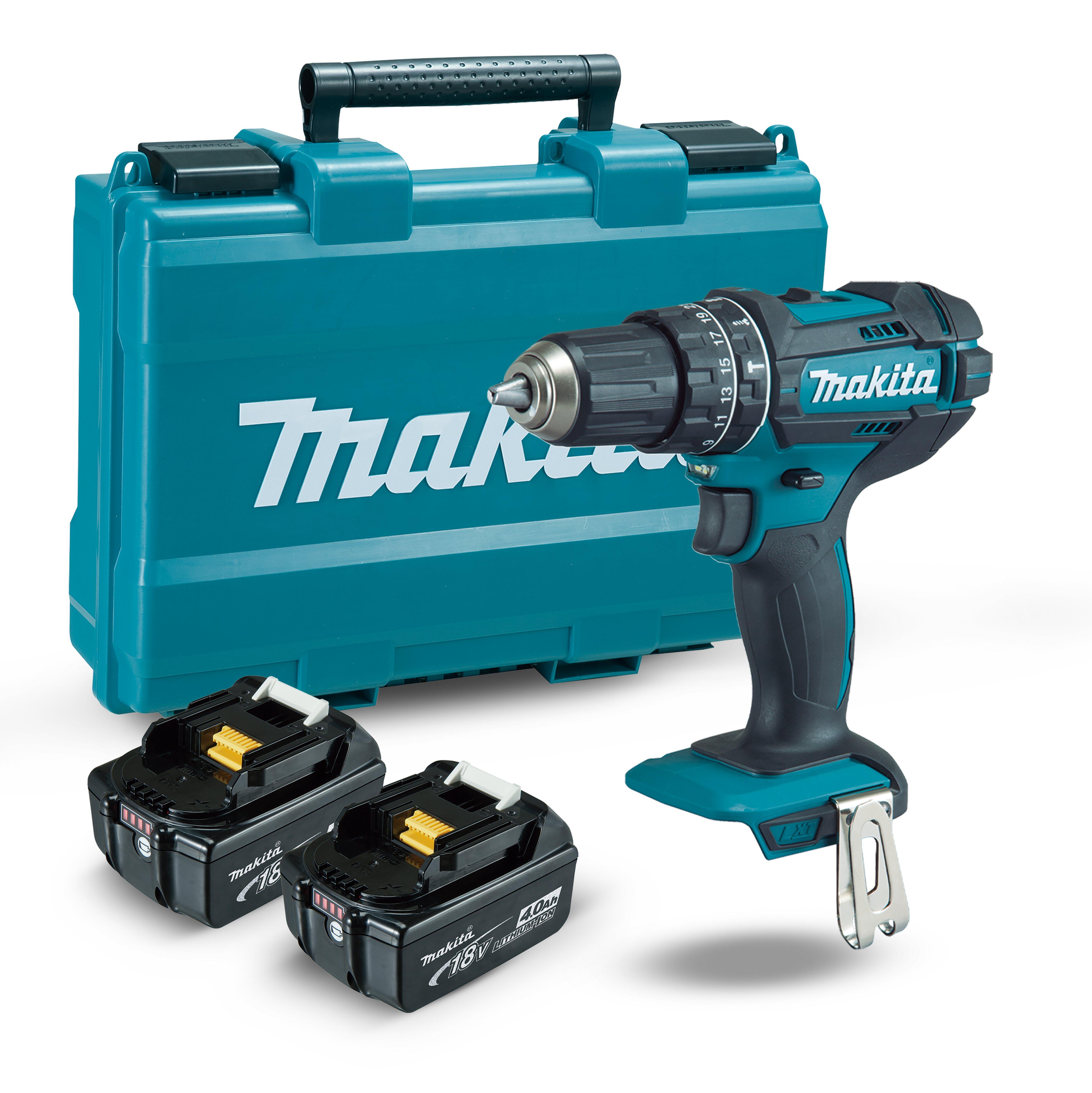 TALADRO PERCUTOR BATERÍA MAKITA DHP482RME 18V 4AH - 5