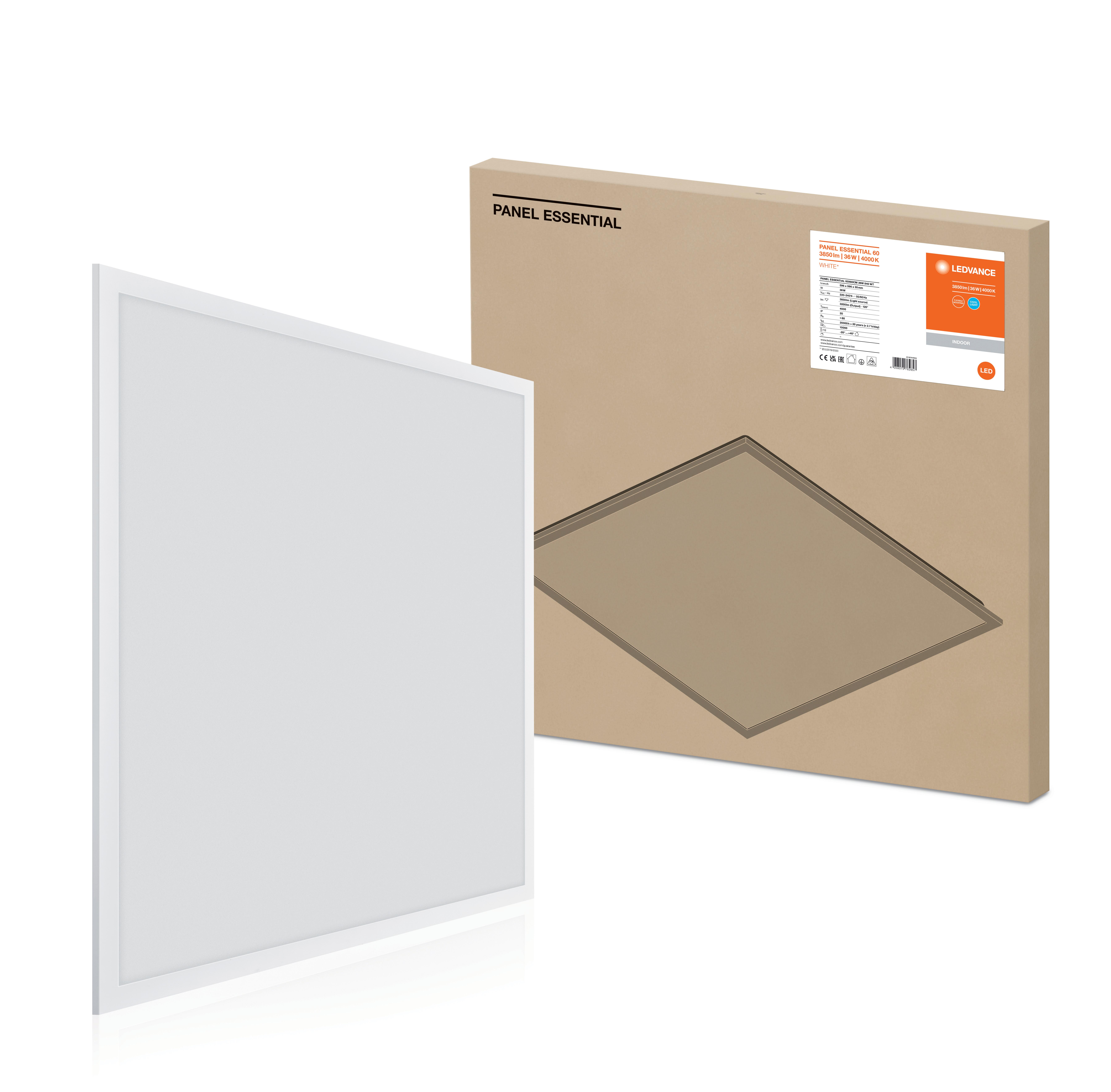 PANEL LED EMPOTRAR 60X60 36W LUZ NEUTRA LEDVANCE - 2