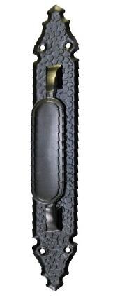 MANILLON TIRADOR FORJA NEGRO TORNEADO R-802  - 2