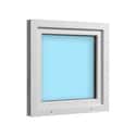 VENTANA PVC OSCILOBATIENTE BLANCA 80X80CM - 2
