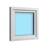 VENTANA PVC OSCILOBATIENTE BLANCA 80X80CM - 2