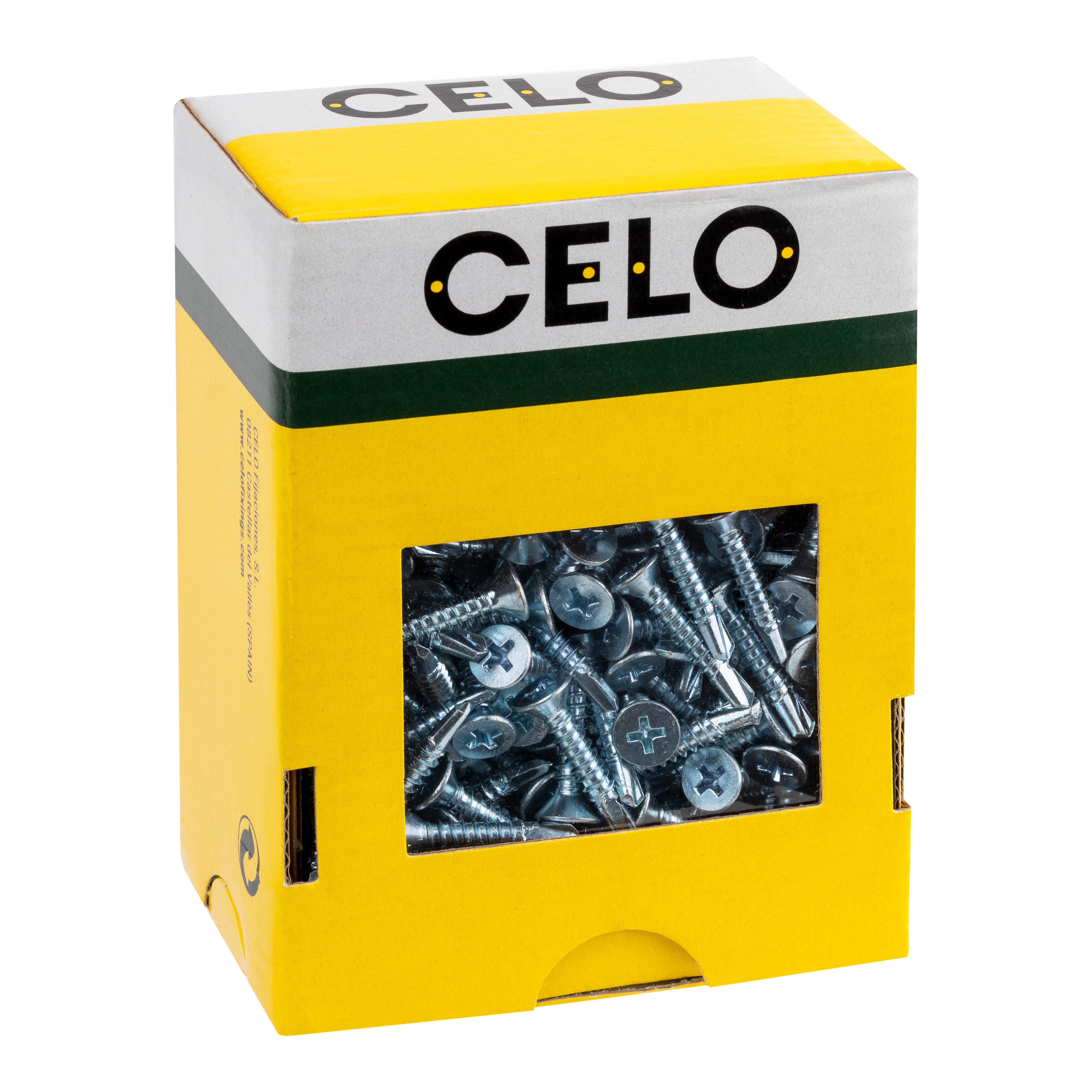 TORNILLOS ROSCA CHAPA PARA METAL CINCADOS 4,8X25MM. 250UDS - 2