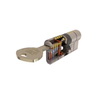 CILINDRO SEGURIDAD ANTIROTURA Y ANTIBUMPING 40 X 40 MM. NIQUEL T70 TESA - 4