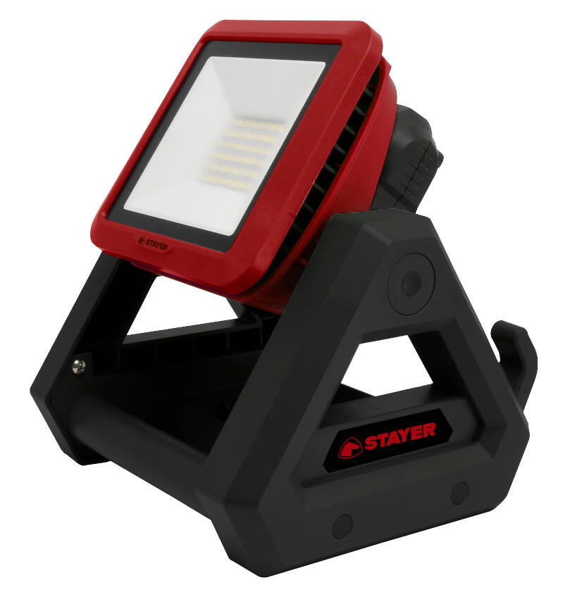 TALADRO PERCUTOR BATERÍA 18V BRUSHLESS 4AH + AMOLADORA BATERÍA 18V 115MM + FOCO 3.7V STAYER - 3