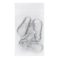 MOSQUETON  BOMBERO GALVANIZADO 6 MM. 4 UDS - 2