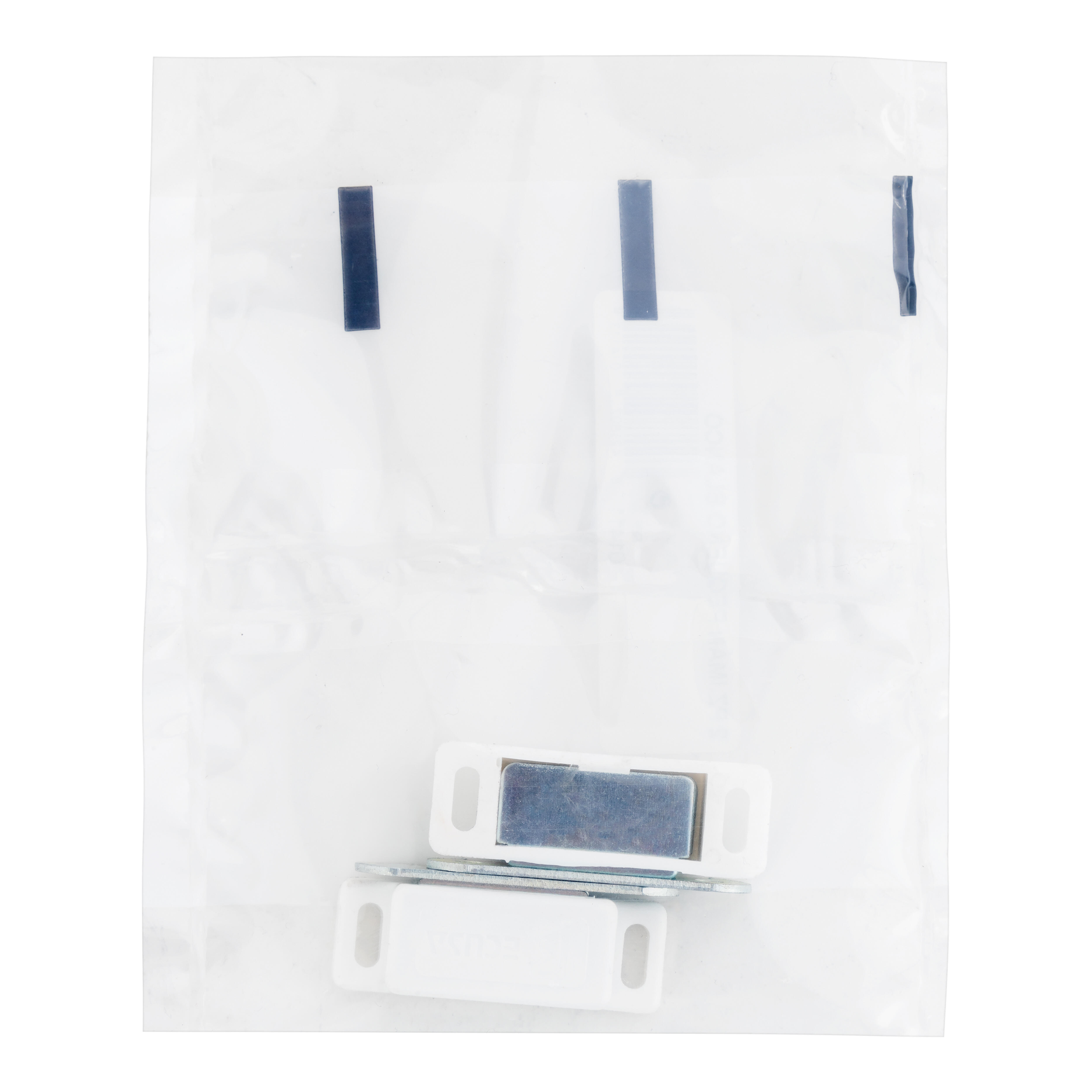 CIERRE MAGNETICO SENCILLO 4 KG. BLANCO. 2 UDS - 4