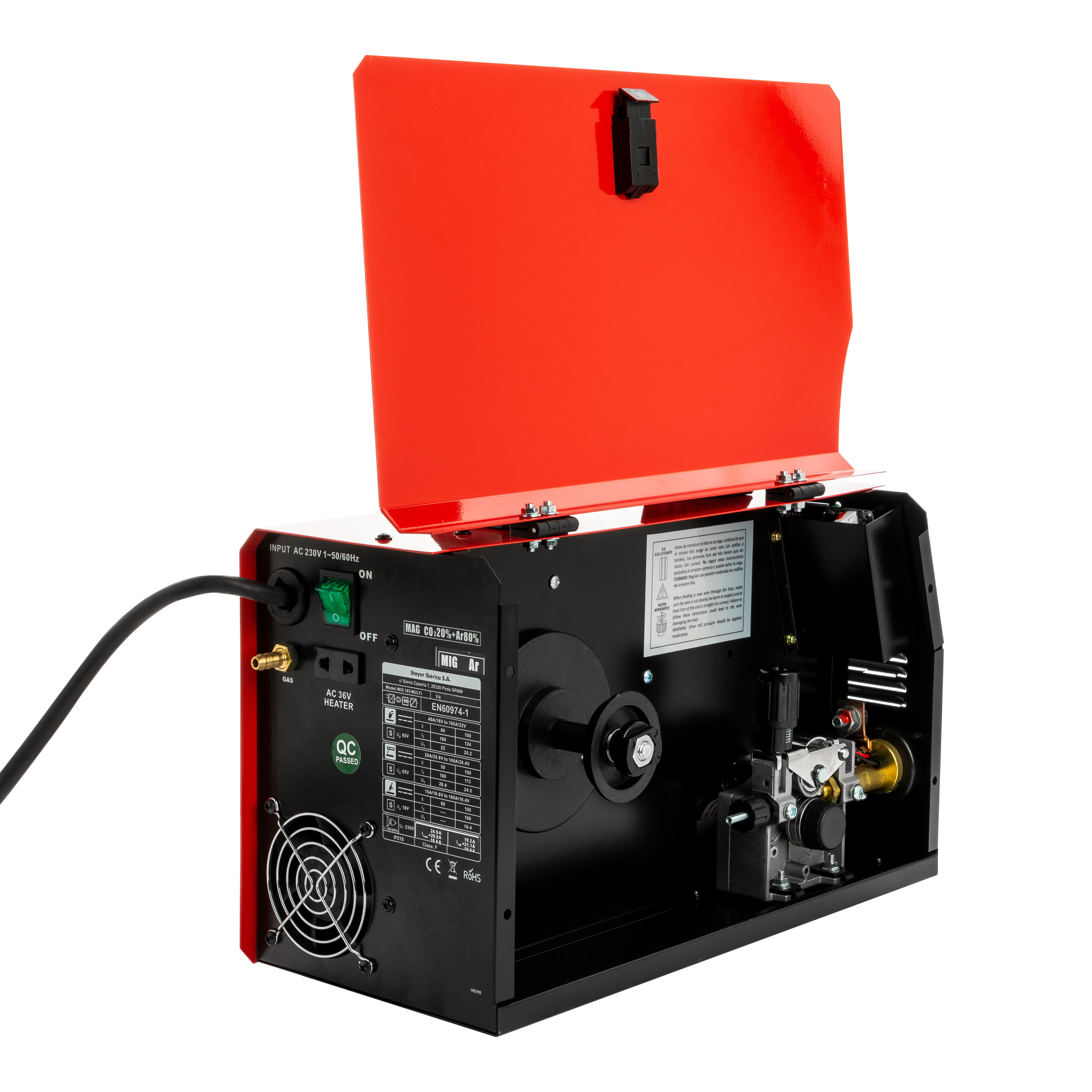SOLDADOR INVERTER MIG-MAG 165A STAYER MIG 165 - 6