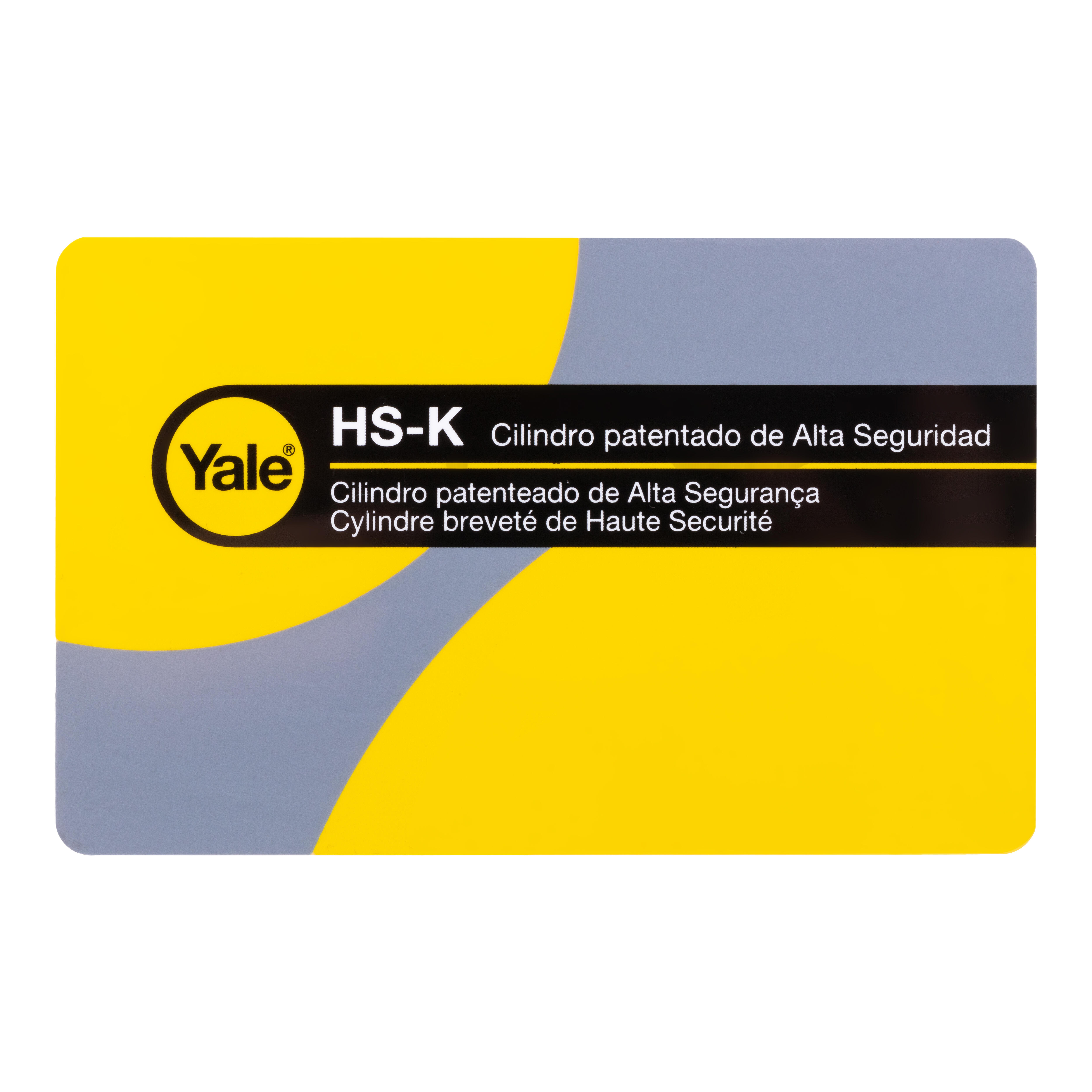 CILINDRO  ALTA SEGURIDAD ANTIROTURA Y ANTIBUMPING 30 X 40  MM.  LATON HSK YALE - 4