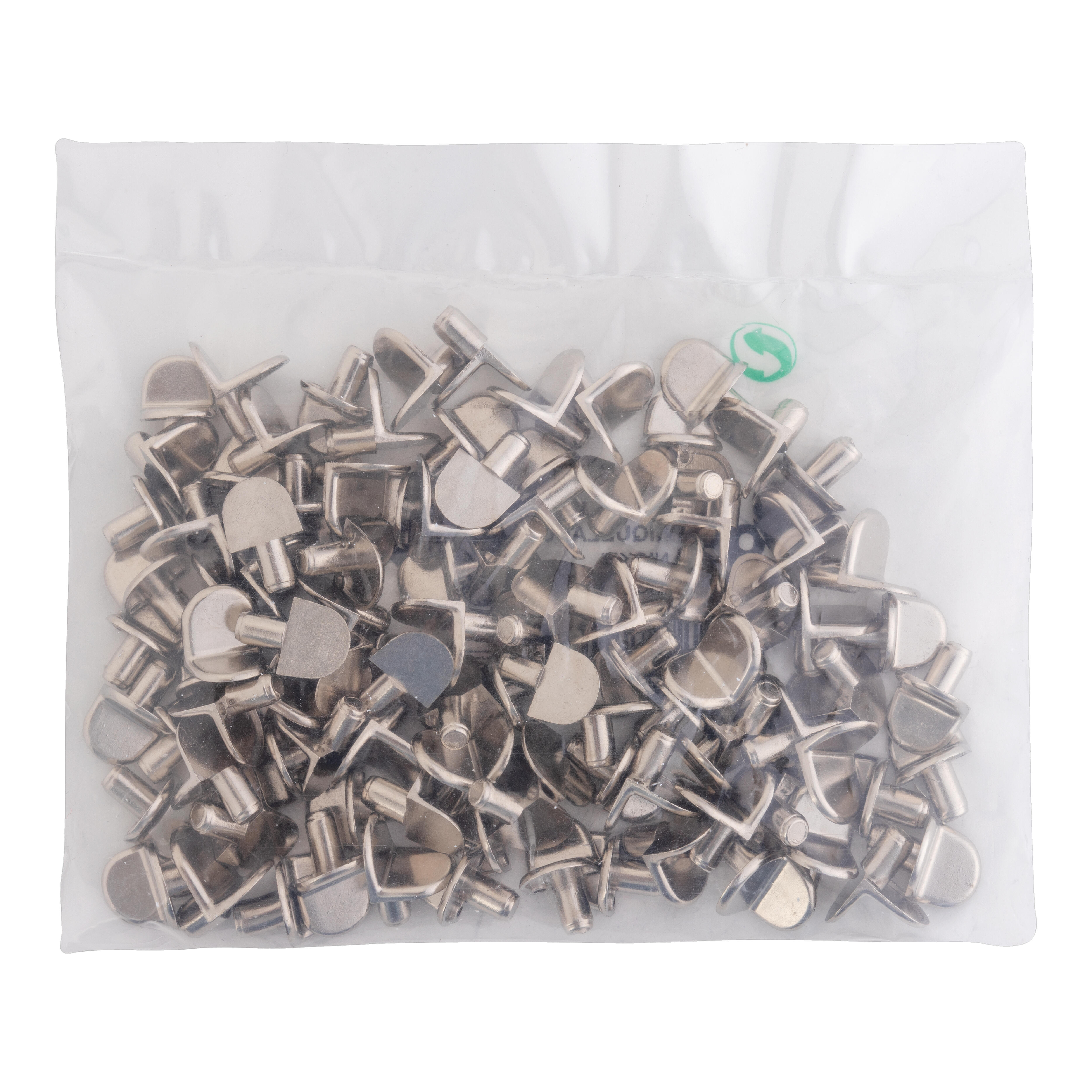 PORTAESTANTE ESCUADRA PLANA NIQUELADO. 100 UDS - 3