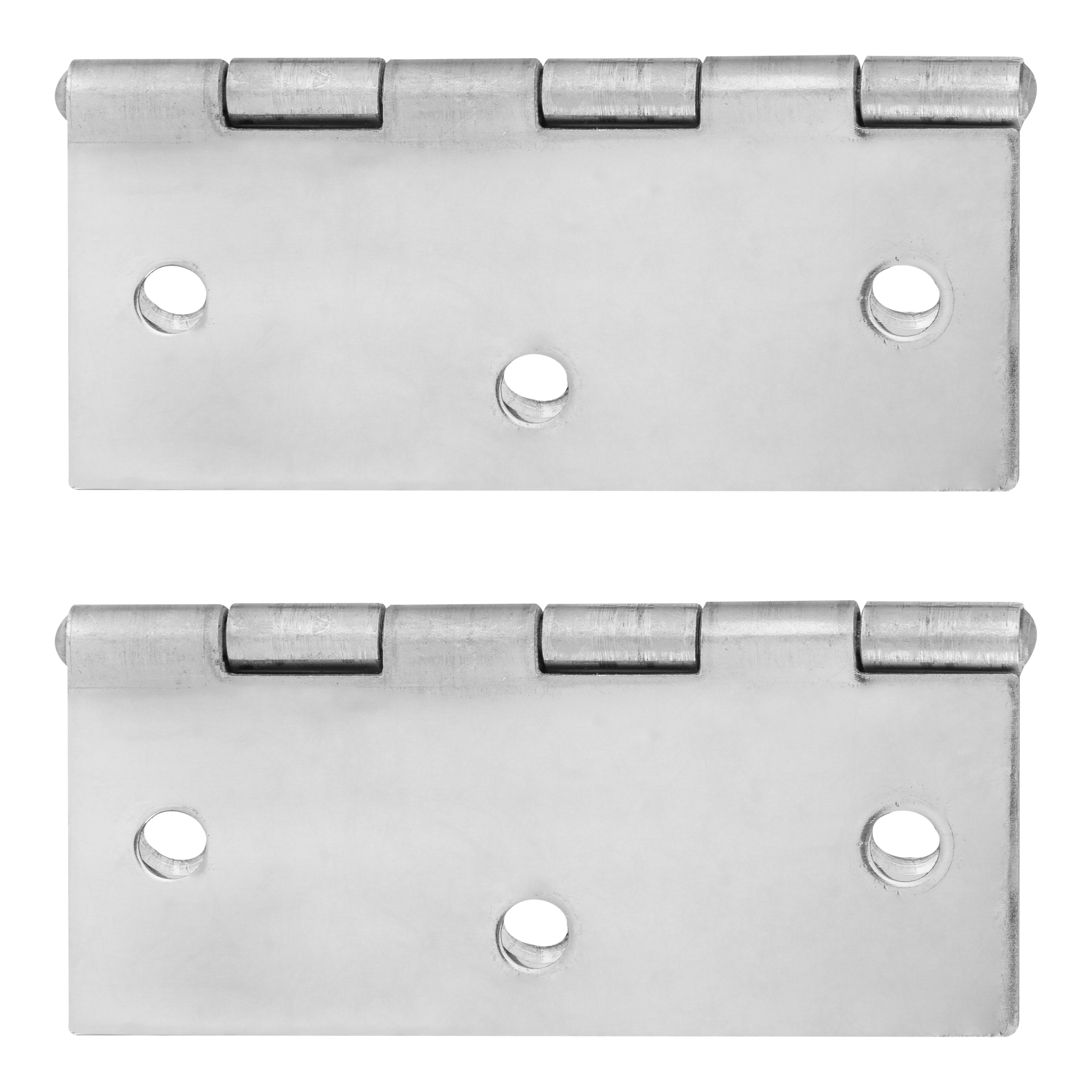 BISAGRA 60 X 50  MM. CON REMATE ACERO INOXIDABLE. 2 UDS - 3