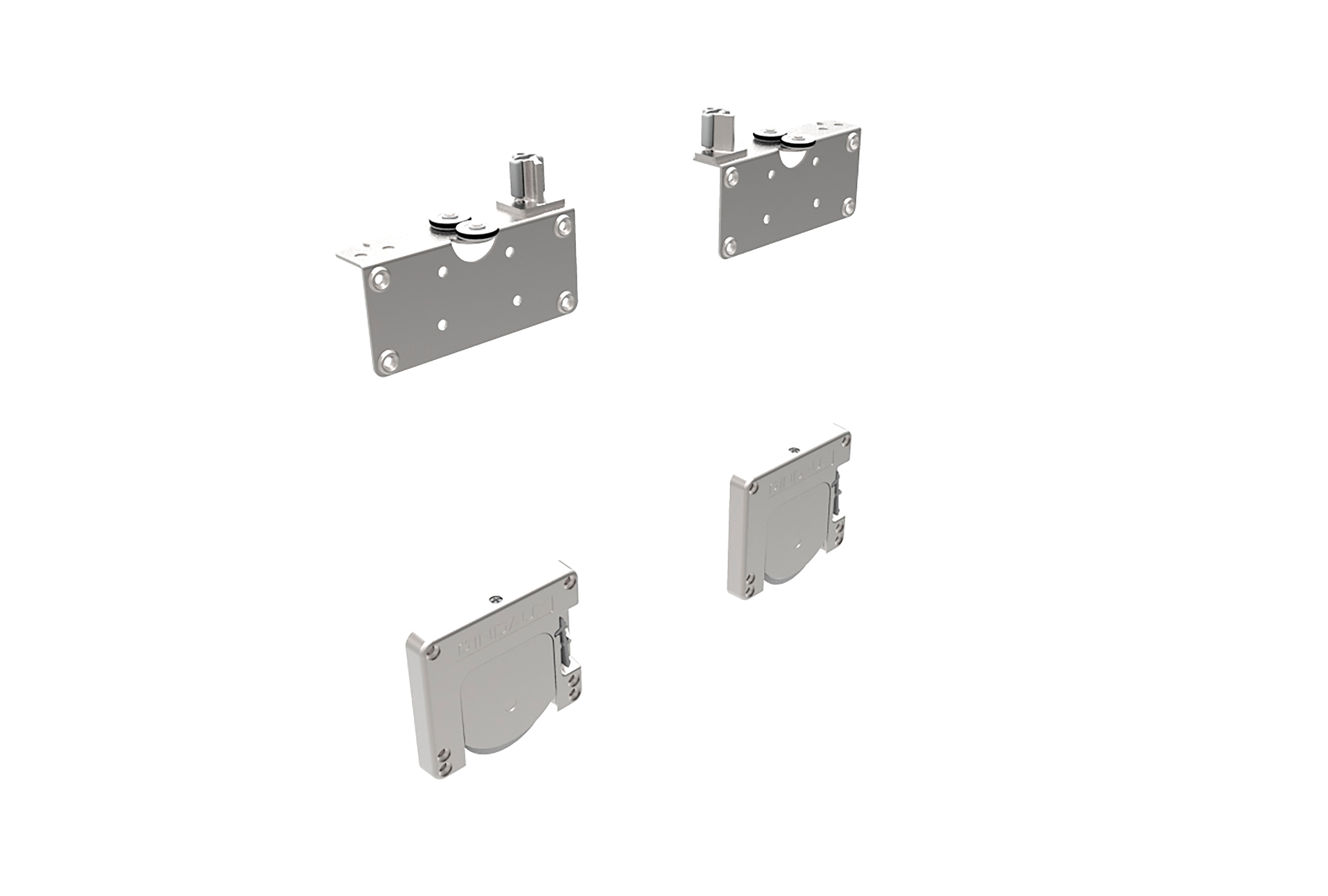RUEDAS PUERTA DE ARMARO CORREDERA 2 UNIDADES - 2