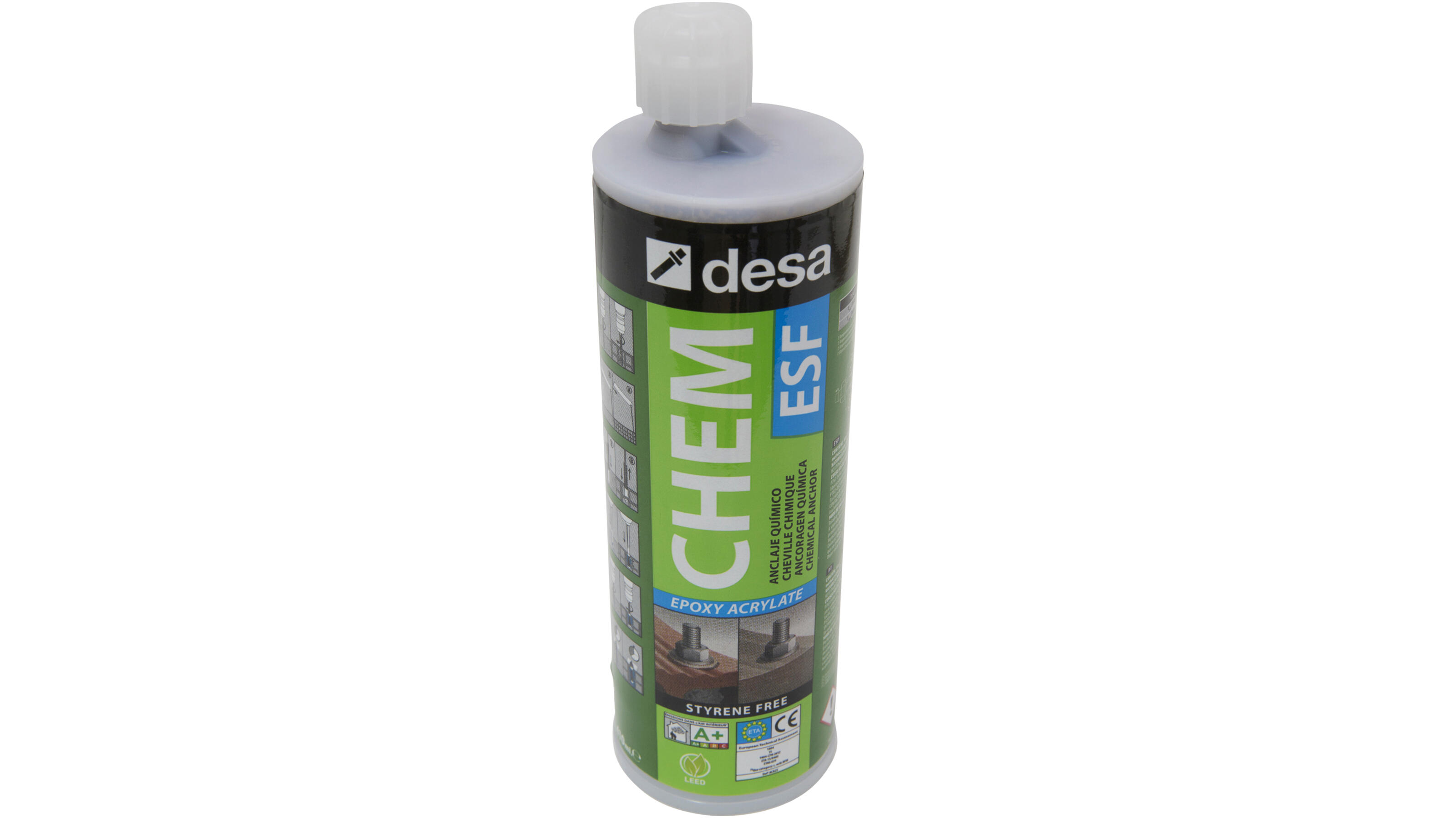 ANCLAJE QUIMICO EPOXI CHEM ESF 410 ML DESA - 2