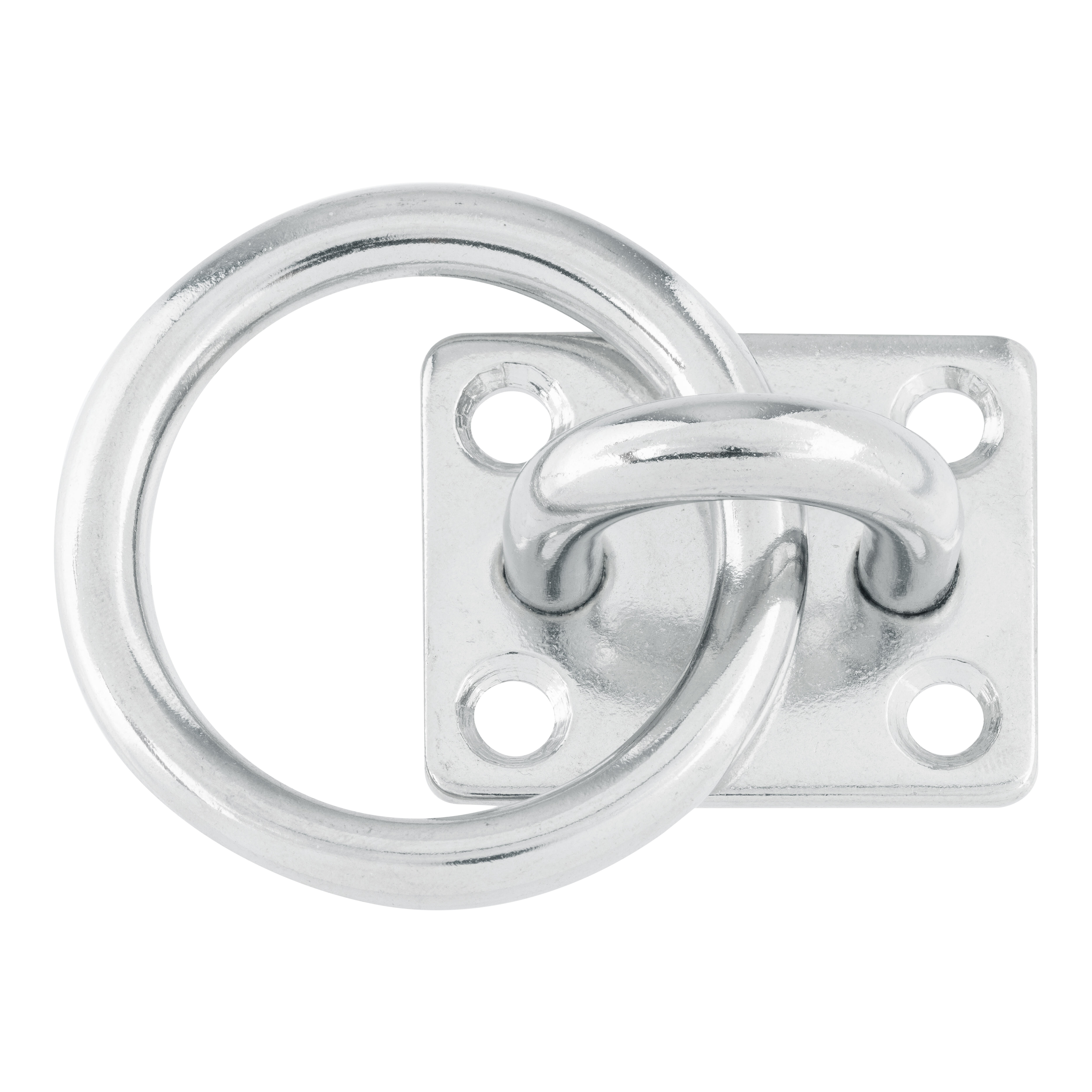 PLACA PASACABO CON ANILLA ACERO INOXIDABLE 50 X 80 MM - 2