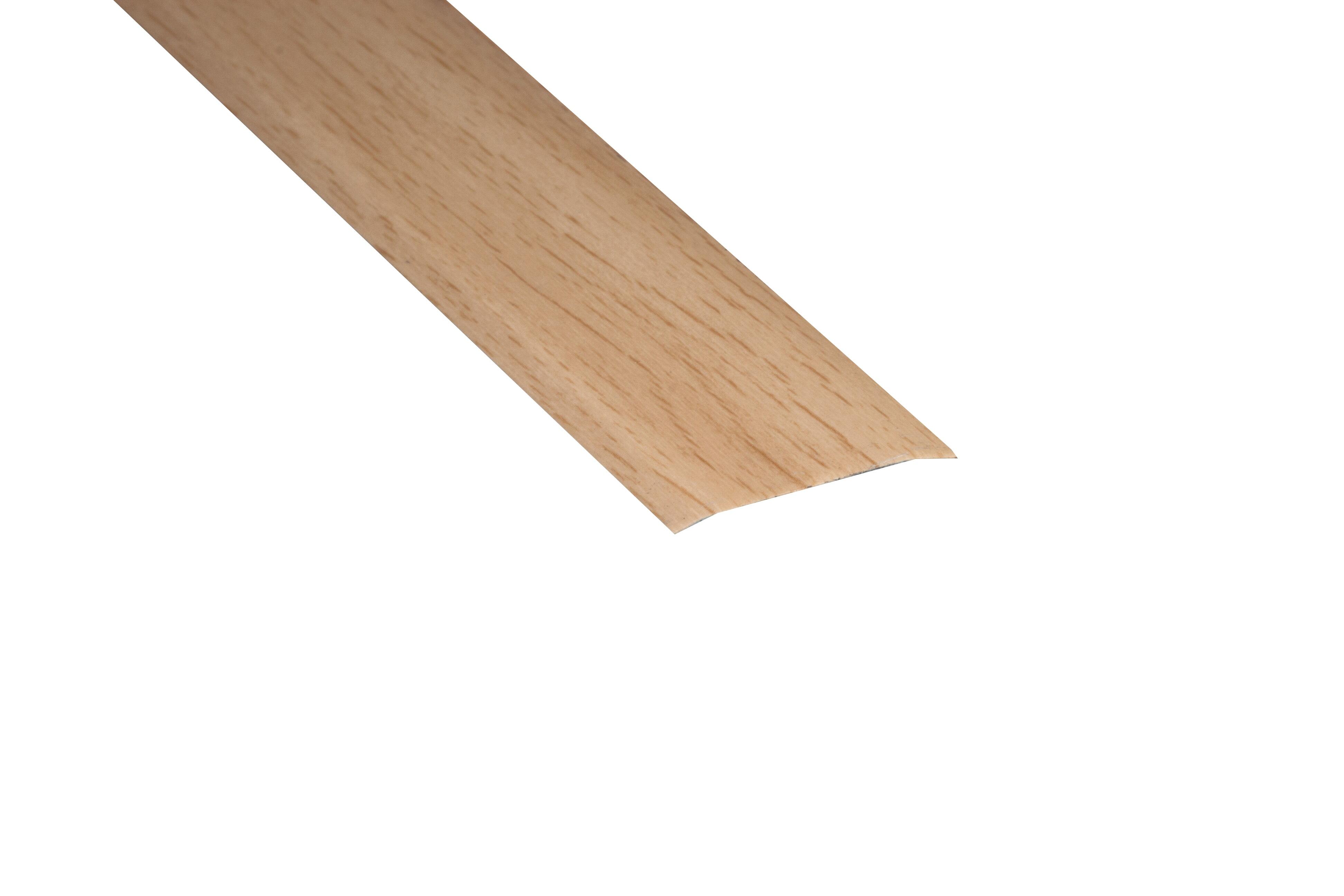 PERFIL DE TRANSICION ADHESIVO ACERO HAYA 83CM - 2