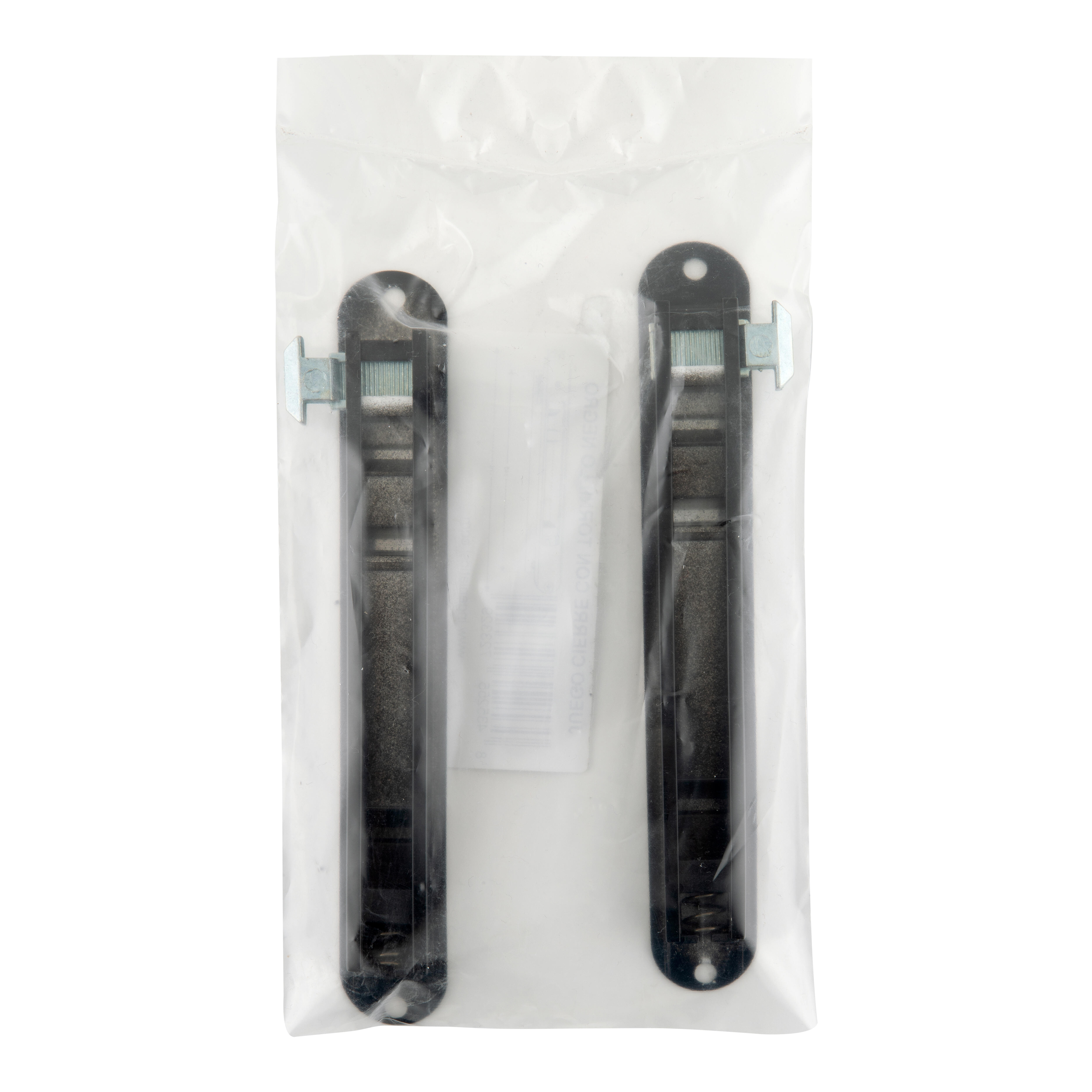 CIERRE PARA VENTANA CORREDERA CON TORNILLO NEGRO. 2 UDS.  - 3