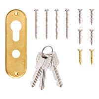 CERRADURA SOBREPONER 60  MM. 2556AP PINTADA IZQUIERDA MCM  - 2