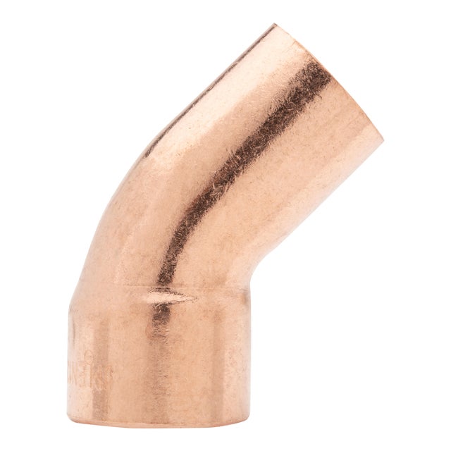 CURVA 45º 18MM COBRE MACHO-HEMBRA 4 UNIDADES