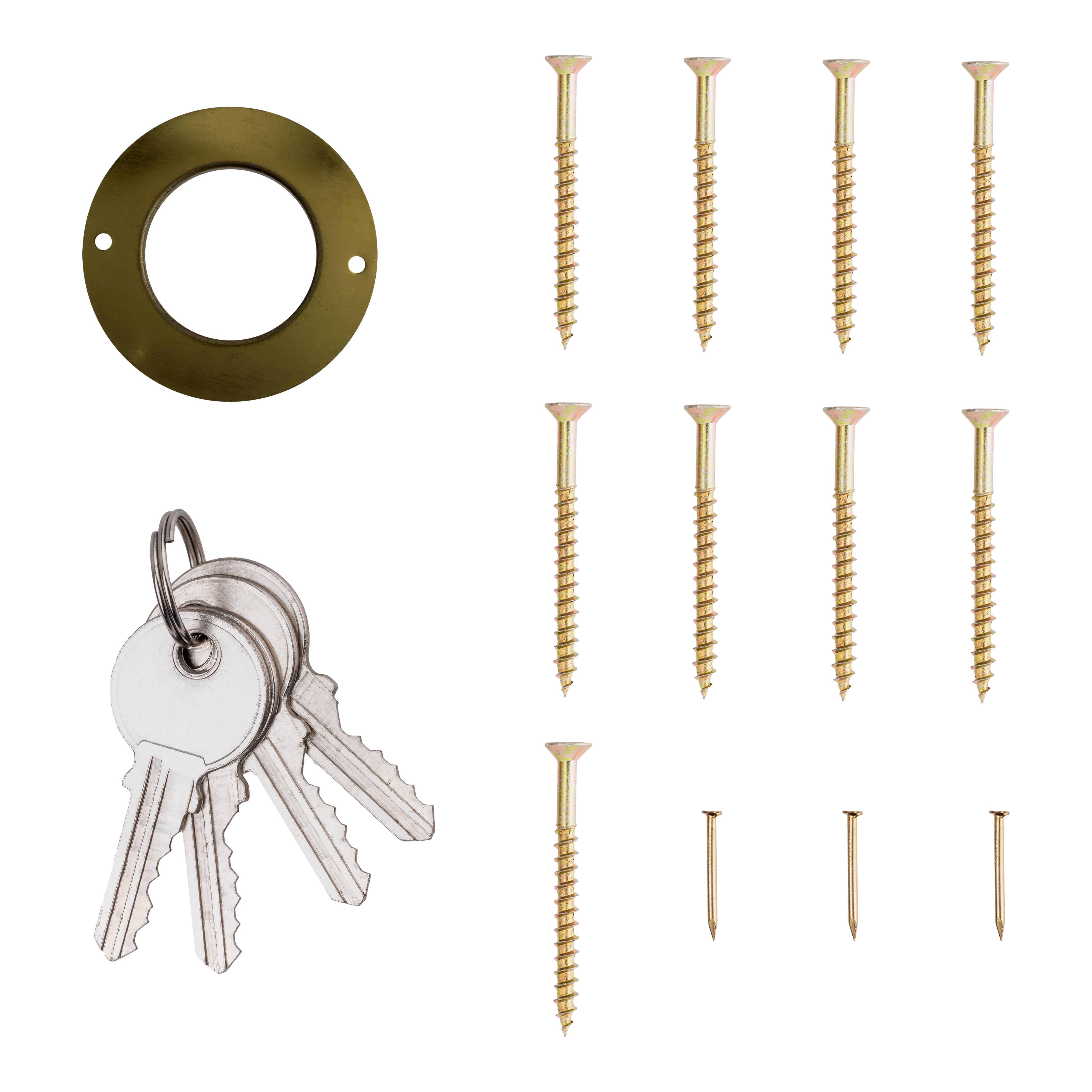 CERROJO DE SOBREPONER APERTURA BOTON Y CILINDRO - 3