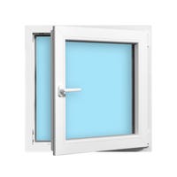 VENTANA PVC OSCILOBATIENTE BLANCA 80X80CM - 4