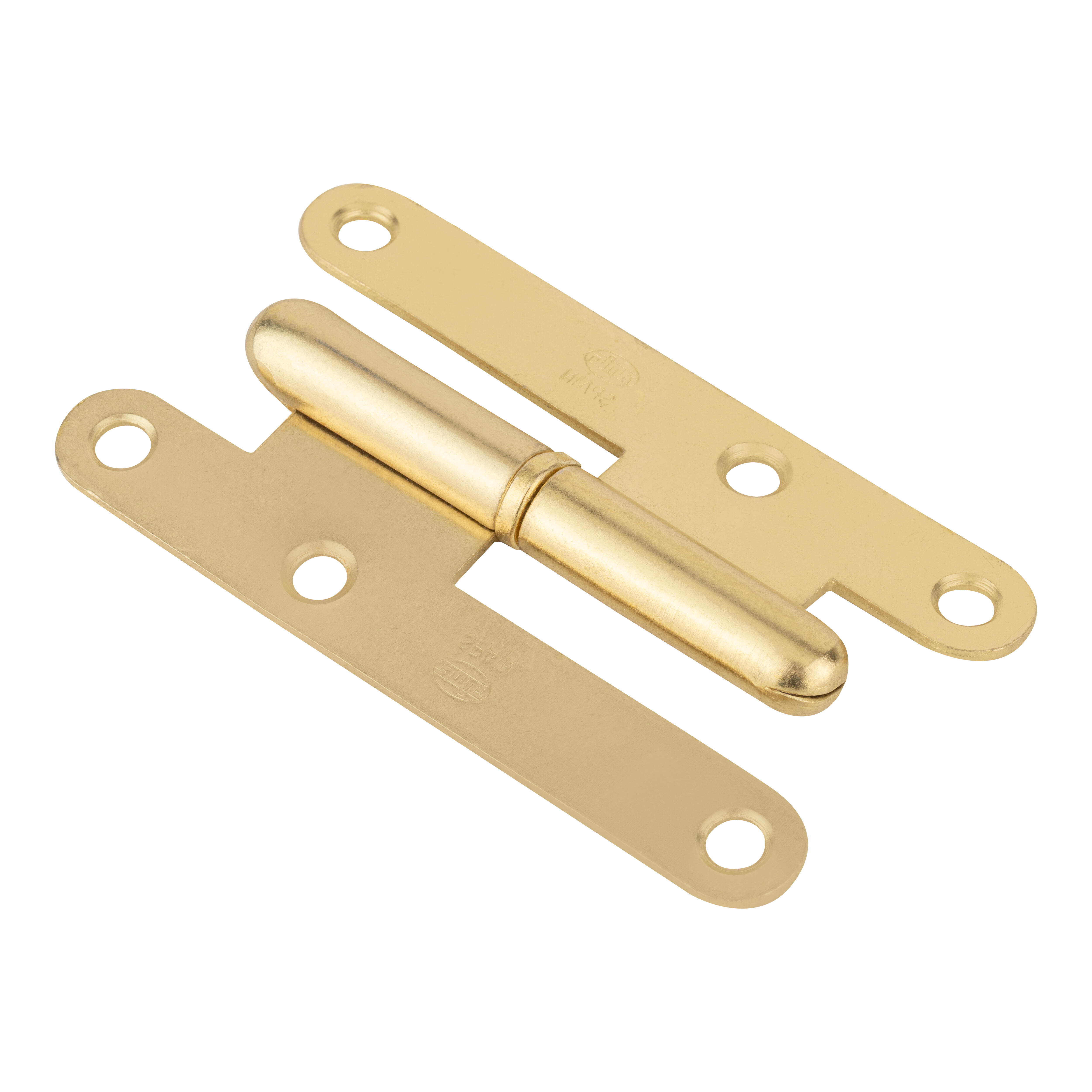 BISAGRA PERNIO A IZQUIERDA 95X52MM LATONADO - 3