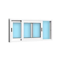 VENTANA ALUMINIO CORREDERA BLANCA 100X45CM - 3